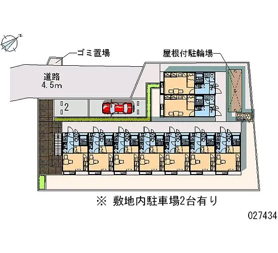 ★手数料０円★横浜市泉区中田東　月極駐車場（LP）